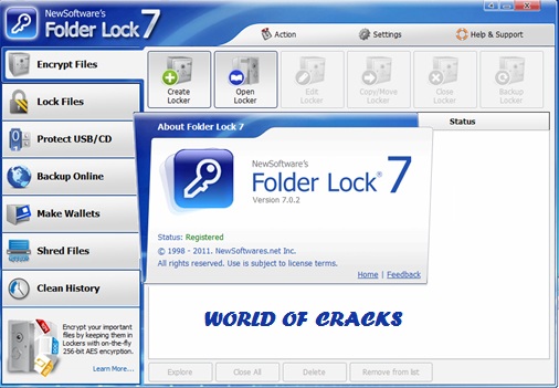 folder lock key 7.5