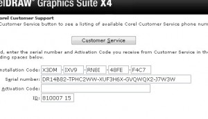 corel draw x7 serial number and activation code
