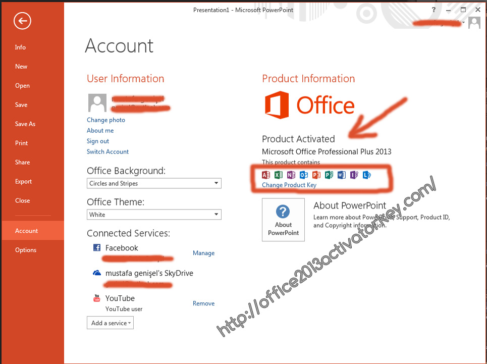 Microsoft Office 2013 Crack Product Key With Activator Free Download 64 bit