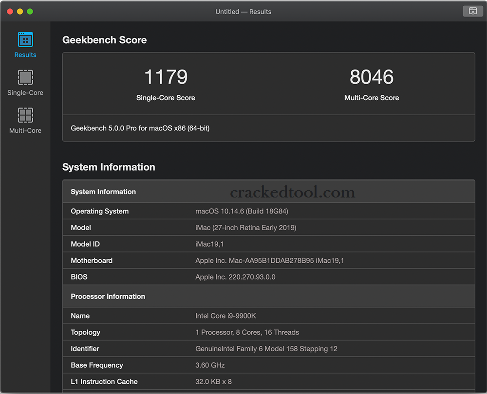 Geekbench Pro 5.1.0 License Key Download (100% Working) & Crack