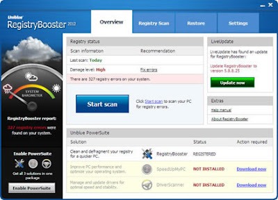 Uniblue Registry Booster Serial Key Download With Crack