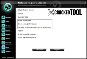 NETGATE Registry Cleaner 1.0.305 Crack + Serial Key Free 2023